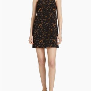 Theory Sleeveless Tortoise Print Minidress